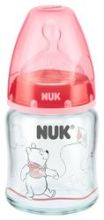 NUK Premium Choice+系列 迪斯尼维尼款宽口玻璃彩色奶瓶 